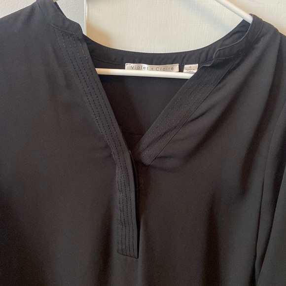 Violet & Claire black long blouse - Picture 2 of 4